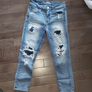 American eagle cropped pants
